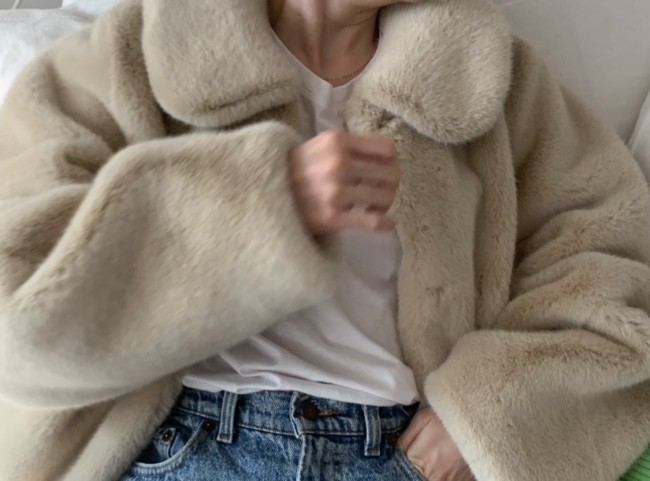 ( 1월 둘째주 발송예정 ) 에디트 퍼 코트_edit fur coat